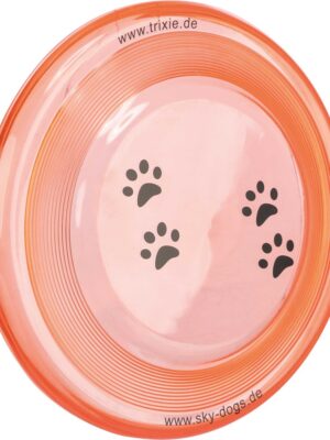 Frisbee bittålig plast, 19 cm, orange