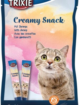 Creamy Snacks till katt. Med räkor, 5 × 14 g