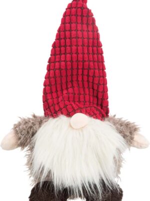 Xmas tomte med röd luva, plysch, 33 cm