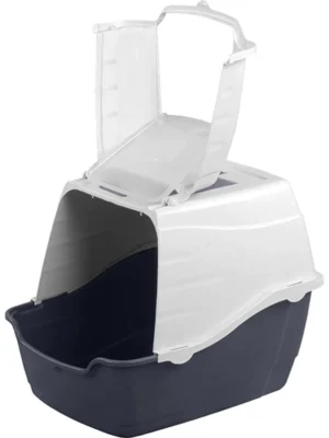 Kattlåda, Cabriolet – svart, 50x40x39cm