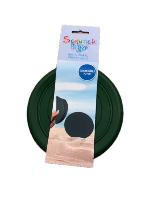 Scrunch flyer – silikon frisbee, 18cm